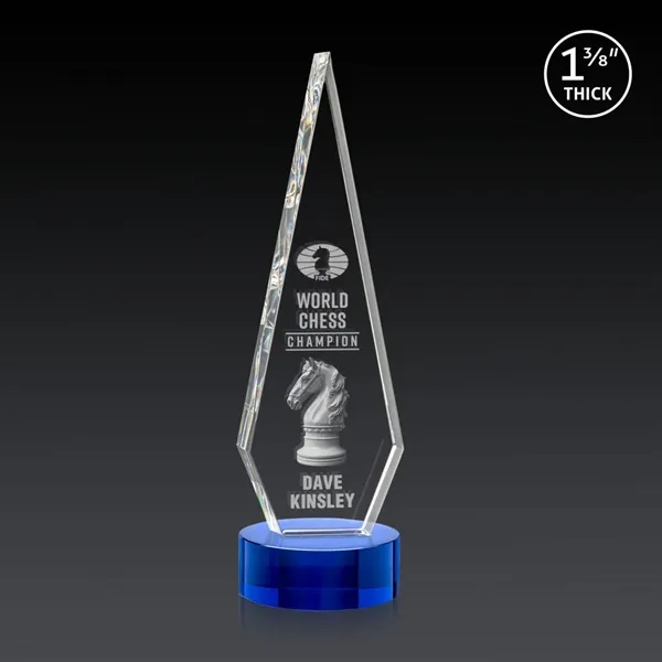 This Optical Crystal Springfield 3D Award on base features an elongated,... from ASI 84592 St Regis Group / St Regis