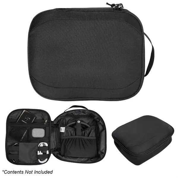 3" x 10" x 8" tech travel pouch with a zippered... from ASI 61125 Hit Promotional Products / Hit®