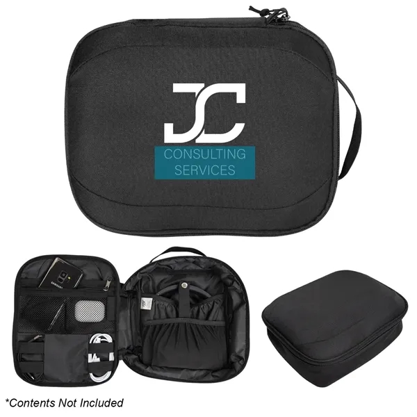 3" x 10" x 8" tech travel pouch with a zippered... from ASI 61125 Hit Promotional Products / Hit®