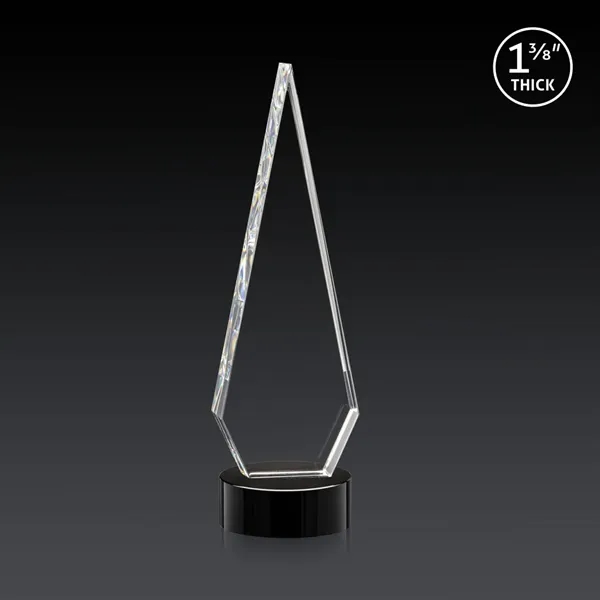 This Optical Crystal Springfield 3D Award on base features an elongated,... from ASI 84592 St Regis Group / St Regis