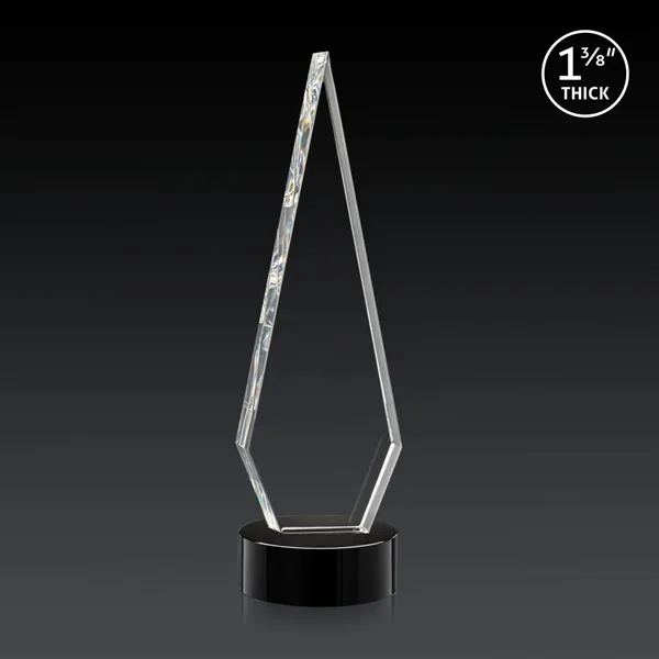 This Optical Crystal Springfield 3D Award on base features an elongated,... from ASI 84592 St Regis Group / St Regis