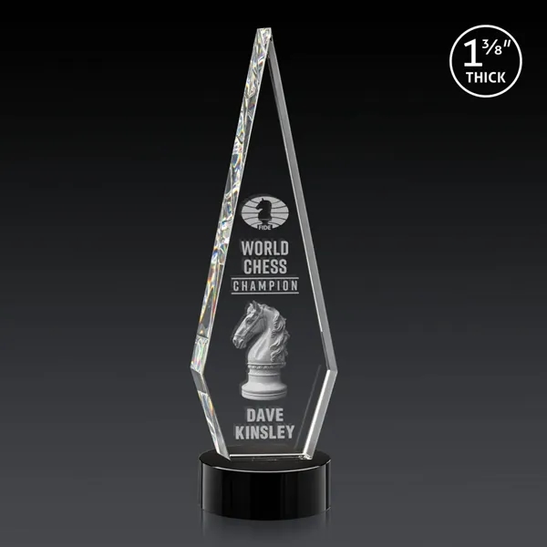 This Optical Crystal Springfield 3D Award on base features an elongated,... from ASI 84592 St Regis Group / St Regis