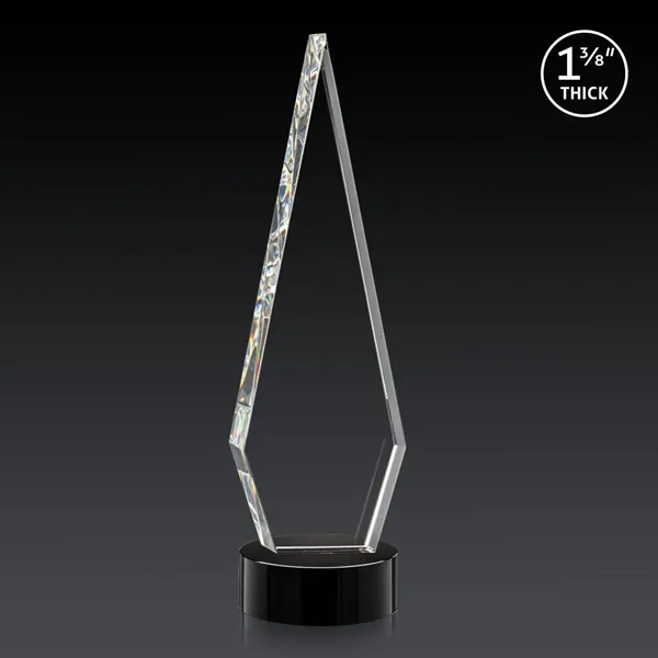 This Optical Crystal Springfield 3D Award on base features an elongated,... from ASI 84592 St Regis Group / St Regis