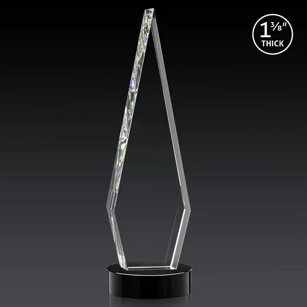 This Optical Crystal Springfield 3D Award on base features an elongated,... from ASI 84592 St Regis Group / St Regis
