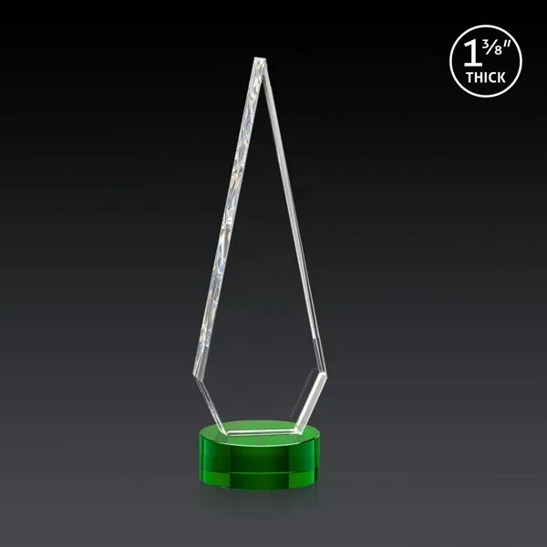 This Optical Crystal Springfield 3D Award on base features an elongated,... from ASI 84592 St Regis Group / St Regis