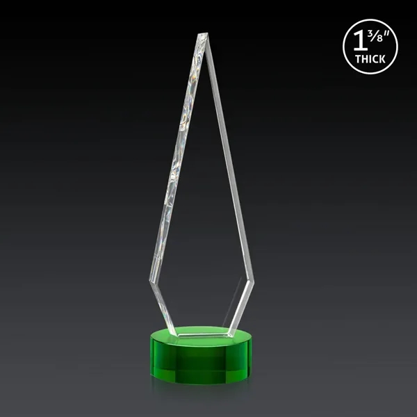 This Optical Crystal Springfield 3D Award on base features an elongated,... from ASI 84592 St Regis Group / St Regis