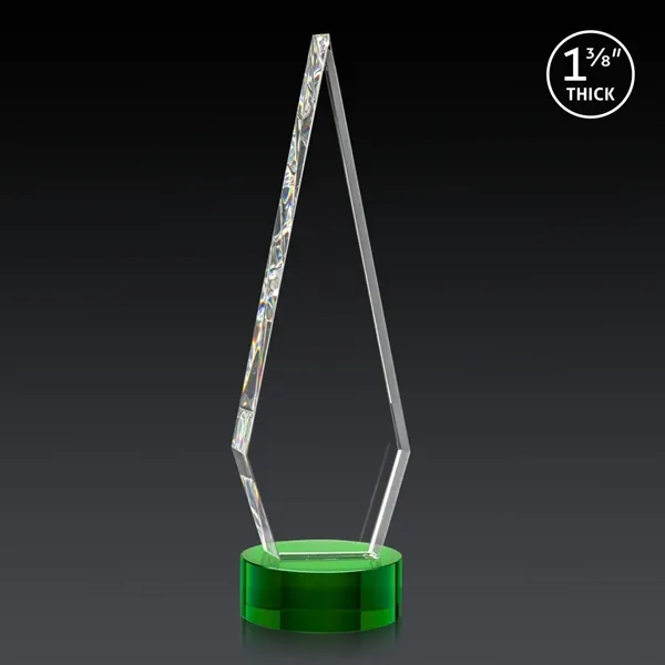 This Optical Crystal Springfield 3D Award on base features an elongated,... from ASI 84592 St Regis Group / St Regis
