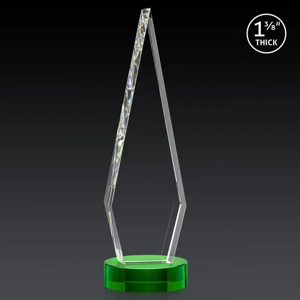 This Optical Crystal Springfield 3D Award on base features an elongated,... from ASI 84592 St Regis Group / St Regis