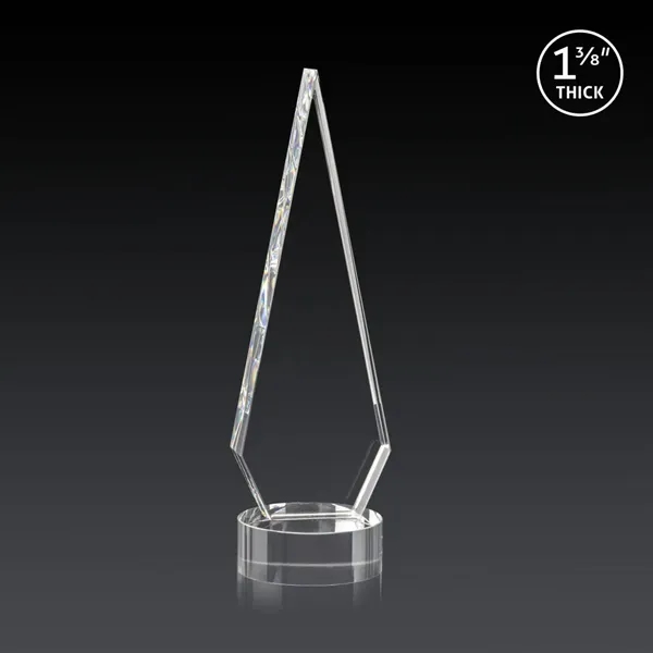 This Optical Crystal Springfield 3D Award on base features an elongated,... from ASI 84592 St Regis Group / St Regis
