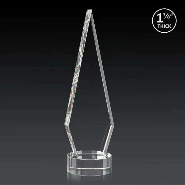 This Optical Crystal Springfield 3D Award on base features an elongated,... from ASI 84592 St Regis Group / St Regis