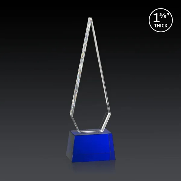 This Optical Crystal Springfield 3D Award on base features an elongated,... from ASI 84592 St Regis Group / St Regis