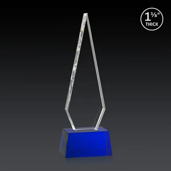 This Optical Crystal Springfield 3D Award on base features an elongated,... from ASI 84592 St Regis Group / St Regis