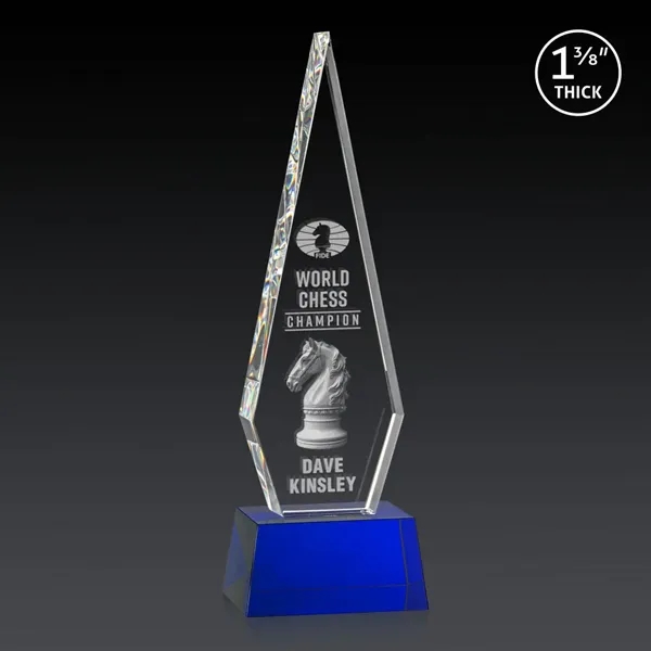 This Optical Crystal Springfield 3D Award on base features an elongated,... from ASI 84592 St Regis Group / St Regis