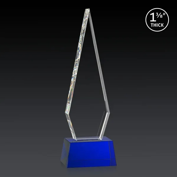 This Optical Crystal Springfield 3D Award on base features an elongated,... from ASI 84592 St Regis Group / St Regis