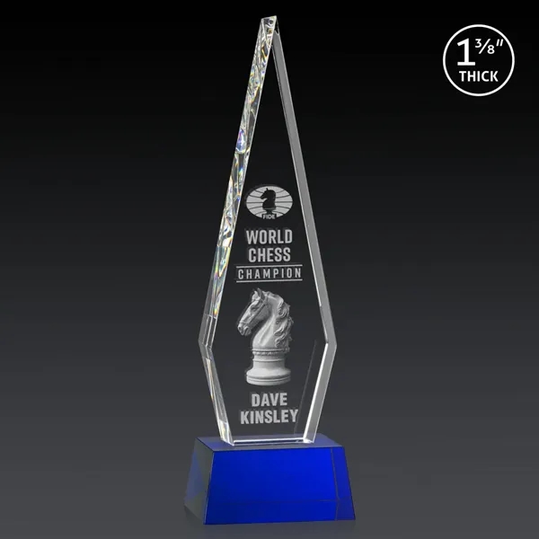 This Optical Crystal Springfield 3D Award on base features an elongated,... from ASI 84592 St Regis Group / St Regis