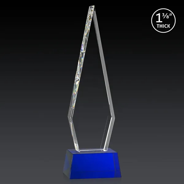 This Optical Crystal Springfield 3D Award on base features an elongated,... from ASI 84592 St Regis Group / St Regis