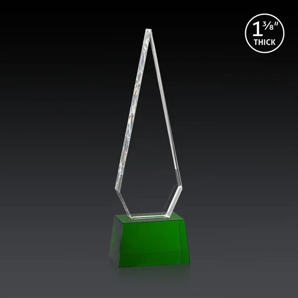 This Optical Crystal Springfield 3D Award on base features an elongated,... from ASI 84592 St Regis Group / St Regis