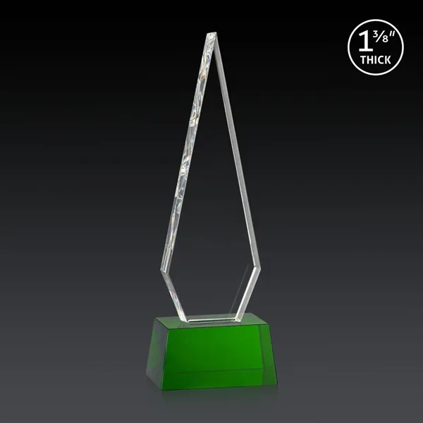 This Optical Crystal Springfield 3D Award on base features an elongated,... from ASI 84592 St Regis Group / St Regis