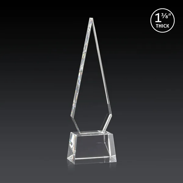 This Optical Crystal Springfield 3D Award on base features an elongated,... from ASI 84592 St Regis Group / St Regis