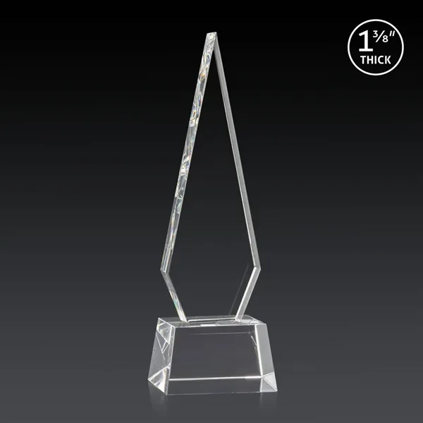 This Optical Crystal Springfield 3D Award on base features an elongated,... from ASI 84592 St Regis Group / St Regis