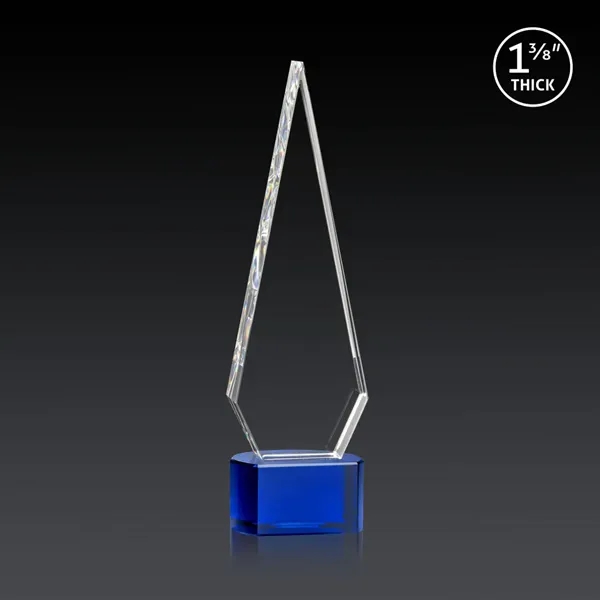 This Optical Crystal Springfield 3D Award on base features an elongated,... from ASI 84592 St Regis Group / St Regis