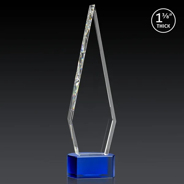 This Optical Crystal Springfield 3D Award on base features an elongated,... from ASI 84592 St Regis Group / St Regis