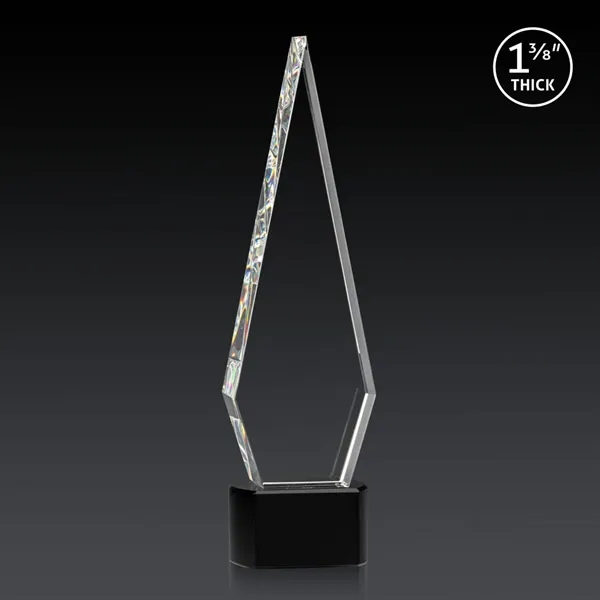 This Optical Crystal Springfield 3D Award on base features an elongated,... from ASI 84592 St Regis Group / St Regis