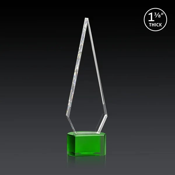 This Optical Crystal Springfield 3D Award on base features an elongated,... from ASI 84592 St Regis Group / St Regis