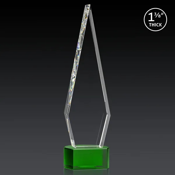 This Optical Crystal Springfield 3D Award on base features an elongated,... from ASI 84592 St Regis Group / St Regis