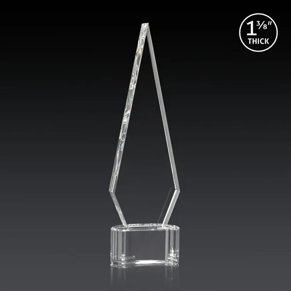 This Optical Crystal Springfield 3D Award on base features an elongated,... from ASI 84592 St Regis Group / St Regis