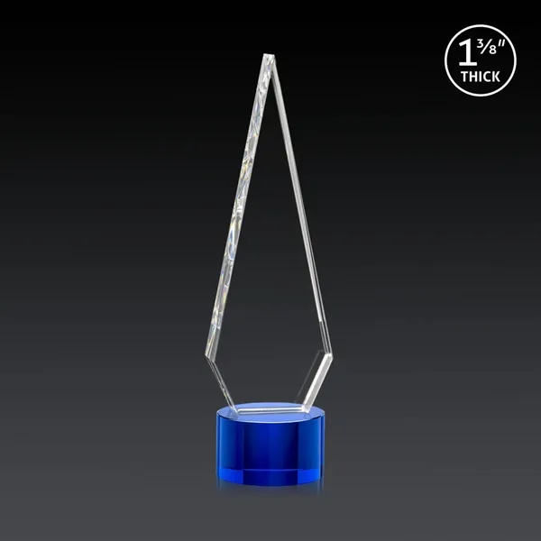 This Optical Crystal Springfield 3D Award on base features an elongated,... from ASI 84592 St Regis Group / St Regis