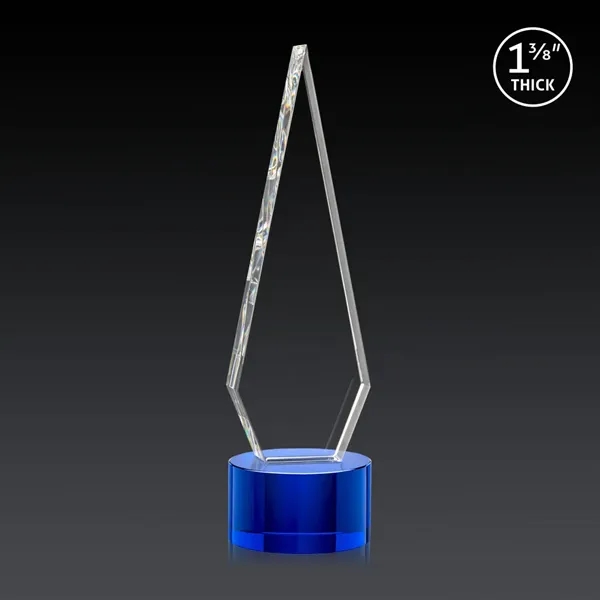 This Optical Crystal Springfield 3D Award on base features an elongated,... from ASI 84592 St Regis Group / St Regis