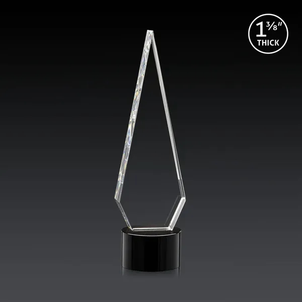This Optical Crystal Springfield 3D Award on base features an elongated,... from ASI 84592 St Regis Group / St Regis