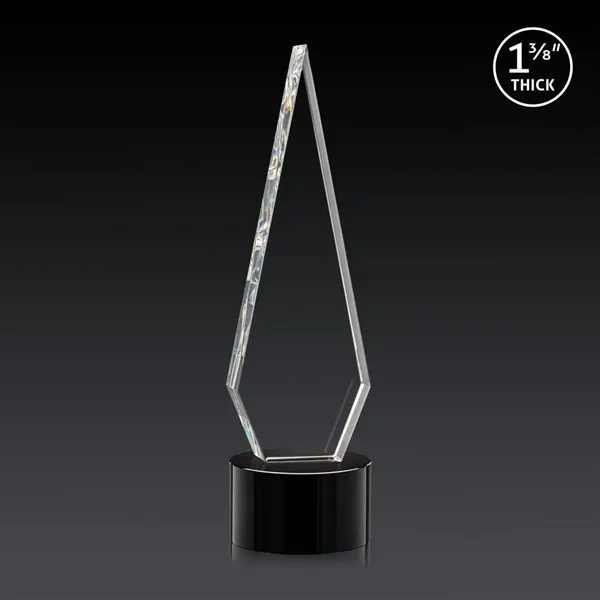 This Optical Crystal Springfield 3D Award on base features an elongated,... from ASI 84592 St Regis Group / St Regis