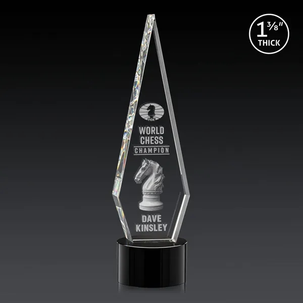 This Optical Crystal Springfield 3D Award on base features an elongated,... from ASI 84592 St Regis Group / St Regis
