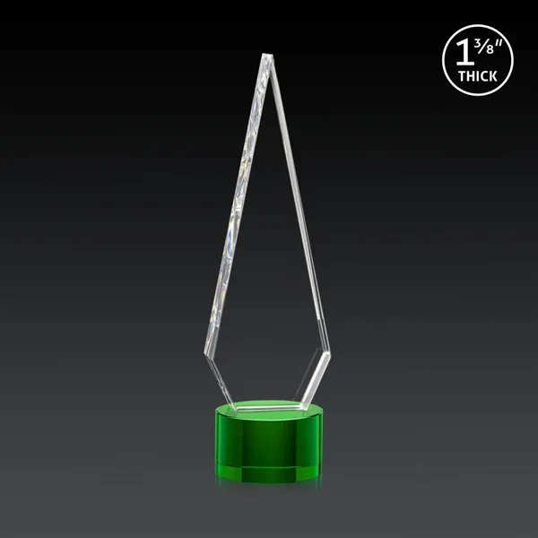 This Optical Crystal Springfield 3D Award on base features an elongated,... from ASI 84592 St Regis Group / St Regis