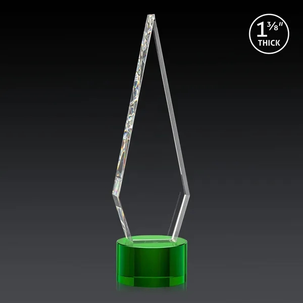 This Optical Crystal Springfield 3D Award on base features an elongated,... from ASI 84592 St Regis Group / St Regis