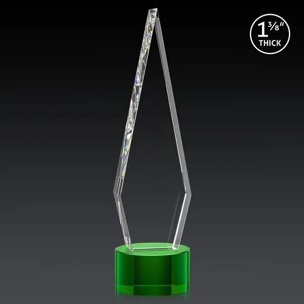 This Optical Crystal Springfield 3D Award on base features an elongated,... from ASI 84592 St Regis Group / St Regis