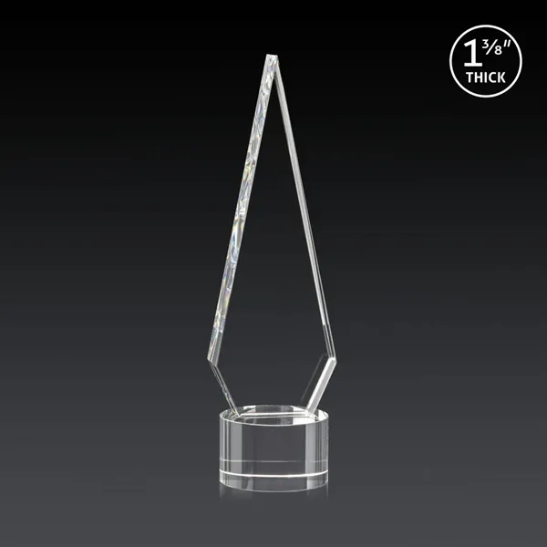 This Optical Crystal Springfield 3D Award on base features an elongated,... from ASI 84592 St Regis Group / St Regis