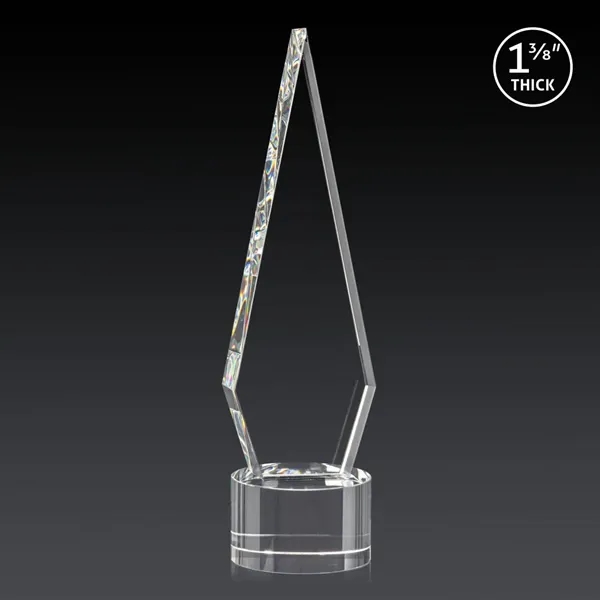 This Optical Crystal Springfield 3D Award on base features an elongated,... from ASI 84592 St Regis Group / St Regis
