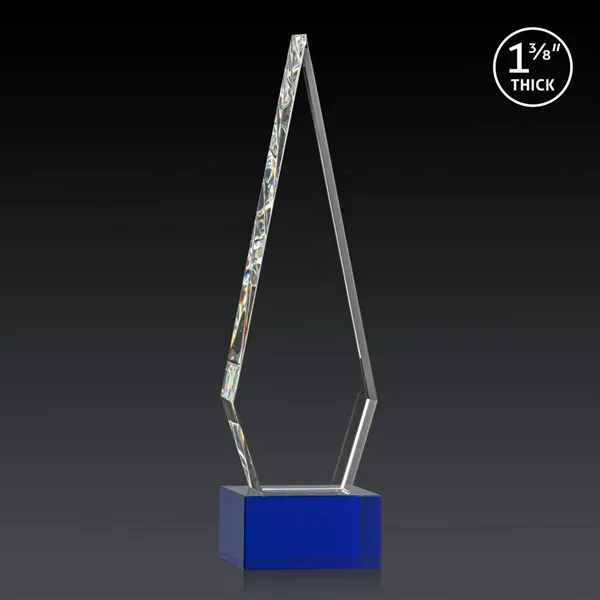 This Optical Crystal Springfield 3D Award on base features an elongated,... from ASI 84592 St Regis Group / St Regis