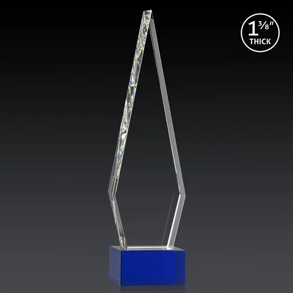 This Optical Crystal Springfield 3D Award on base features an elongated,... from ASI 84592 St Regis Group / St Regis