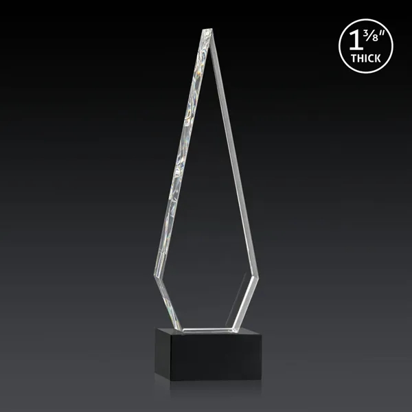 This Optical Crystal Springfield 3D Award on base features an elongated,... from ASI 84592 St Regis Group / St Regis