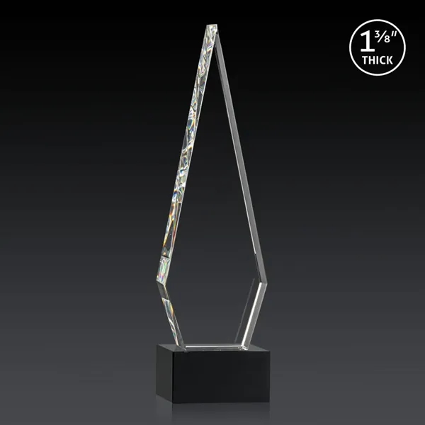 This Optical Crystal Springfield 3D Award on base features an elongated,... from ASI 84592 St Regis Group / St Regis