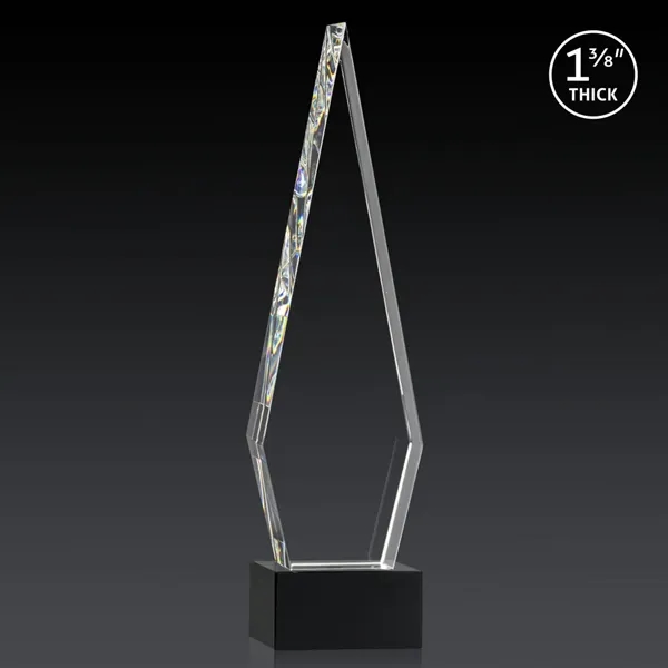 This Optical Crystal Springfield 3D Award on base features an elongated,... from ASI 84592 St Regis Group / St Regis