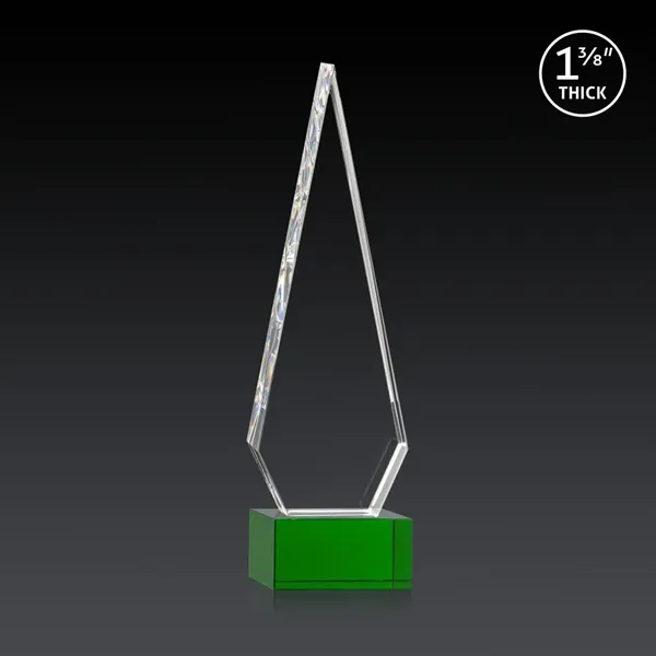 This Optical Crystal Springfield 3D Award on base features an elongated,... from ASI 84592 St Regis Group / St Regis