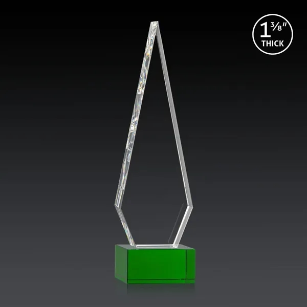 This Optical Crystal Springfield 3D Award on base features an elongated,... from ASI 84592 St Regis Group / St Regis