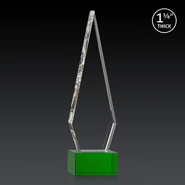 This Optical Crystal Springfield 3D Award on base features an elongated,... from ASI 84592 St Regis Group / St Regis