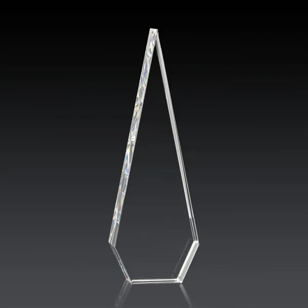 This Optical Crystal Springfield 3D Award features an elongated, tall diamond-shape.... from ASI 84592 St Regis Group / St Regis