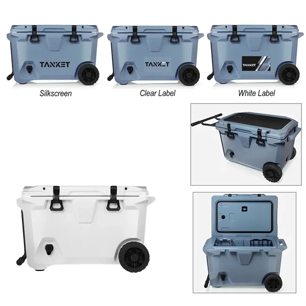 55 QT. rolling cooler.... from ASI 61125 Hit Promotional Products / Hit®